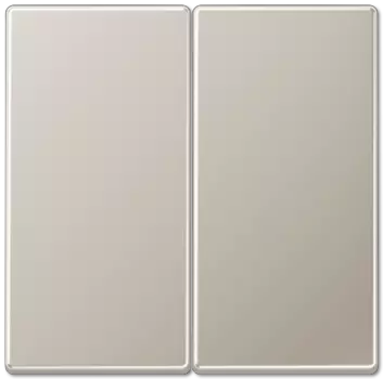 ES1565.07 LS 990 Edelstahl Накладка светорегулятора 2-х канального нажимного Jung LS серия