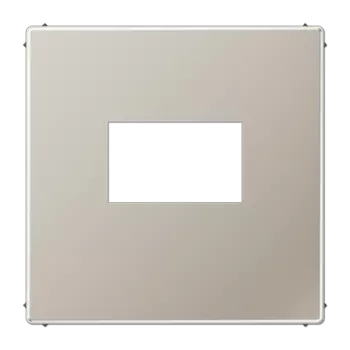 ES1969USB Kрышка (креплением шурупами) для USB зарядного устройства Нержавеющая сталь Jung LS серия