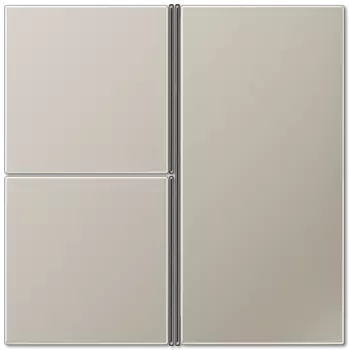 ES2403TSA Набор накладок, 3 группы, метал. ES Jung LS серия