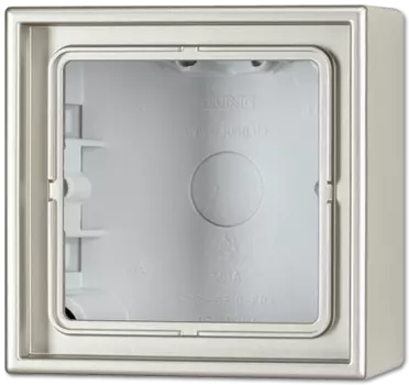 ES2581A-L 1-ая Коробка для накладного монтажа со стенкой Jung LS серия
