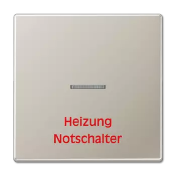 ES2990H Клавиша для выключателя с окошком и надписью "Heizung Notschalter" Jung LS серия