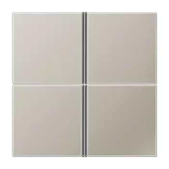 ES 2404 TSA Jung FD Design Набор накладок 4 группы Нержавеющая сталь