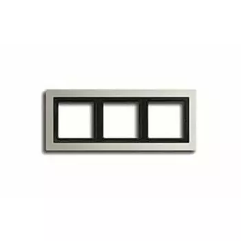 ESD2983 Рамка LS Design Edelstahl 3-постовая Jung
