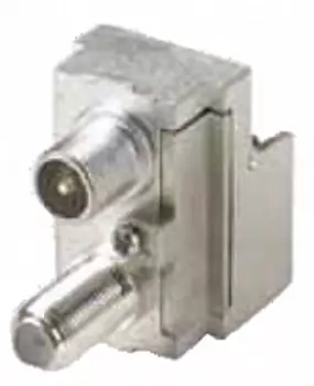 FD011F Розетка TV/Sat оконечная с отдельным TV и SAT входом FEDE