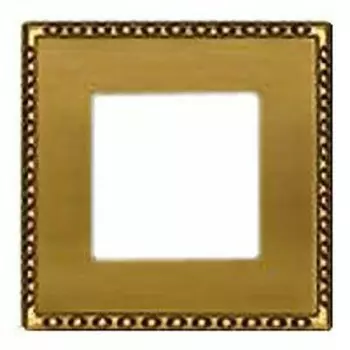 FD01211PB Рамка Toledo Патина 1-постовая Fede