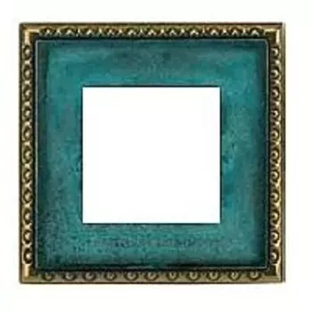 FD01211VO Рамка Toledo Зеленый оксид 1-постовая Fede