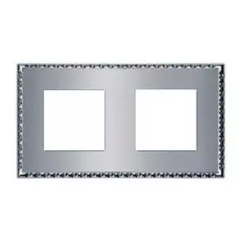 FD01212CB Рамка Toledo Bright chrome 2-постовая Fede