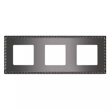 FD01213GR Рамка Toledo Graphite 3-постовая Fede