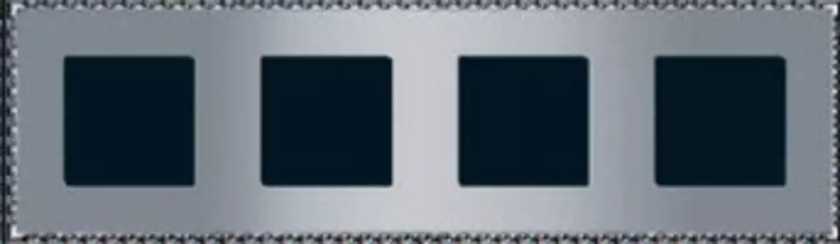 FD01214CB Рамка Toledo Bright chrome 4-постовая Fede