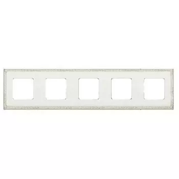 FD01215BD Рамка Provence White Decape 5-постовая Fede