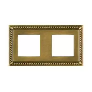 FD01232PB Рамка Sevilla Bright Patina 2-постовая Fede