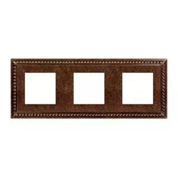 FD01233RU Рамка Sevilla Rustic Cooper 3-постовая Fede