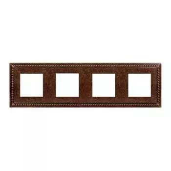 FD01234RU Рамка Sevilla Rustic Cooper 4-постовая Fede