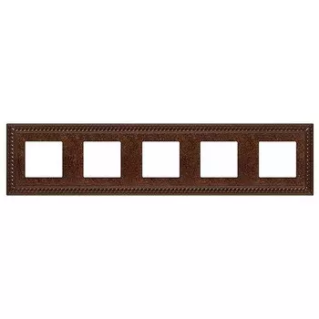 FD01235RU Рамка Sevilla Rustic Cooper 5-постовая Fede