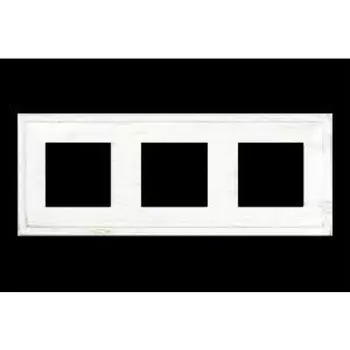 FD01243BD Рамка Provence White Decape 3-постовая Fede