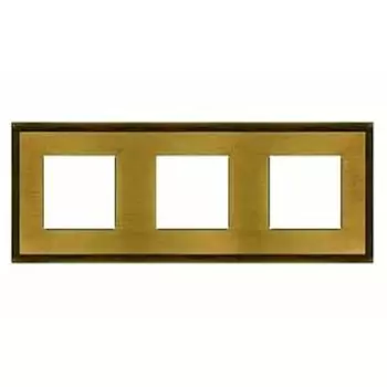 FD01243PM Рамка Madrid Matt Patina 3-постовая Fede