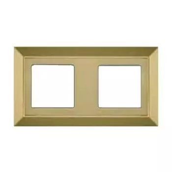 FD01252OB Рамка Barcelona Bright Gold 2-постовая Fede