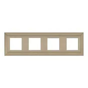 FD01254NS Рамка Barcelona Nickel Satin 4-постовая Fede