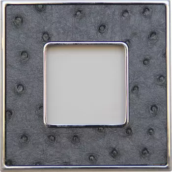 FD01321SCB Рамка Vintage Tapestry Серебро / Хром 1-постовая Fede