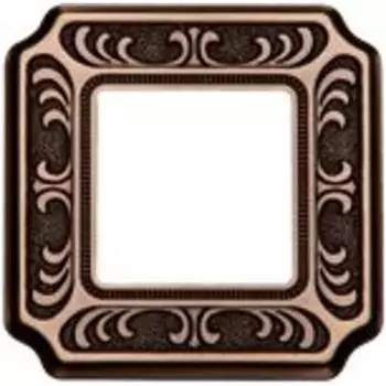 FD01351PB Рамка Siena Патина блестящая 1-постовая Fede