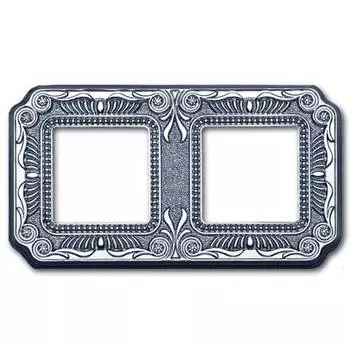 FD01352CB Рамка Siena Bright chrome 2-постовая Fede