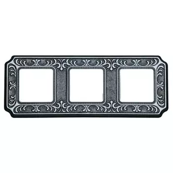 FD01353CB Рамка Siena Bright chrome 3-постовая Fede