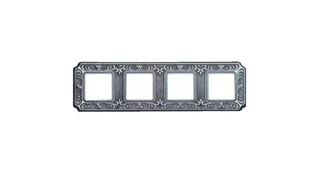 FD01354CB Рамка Siena Bright chrome 4-постовая Fede