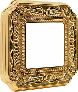 FD01361OB Рамка Firenze Золото 1-постовая Fede