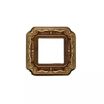 FD01361PB Рамка Firenze Патина 1-постовая Fede