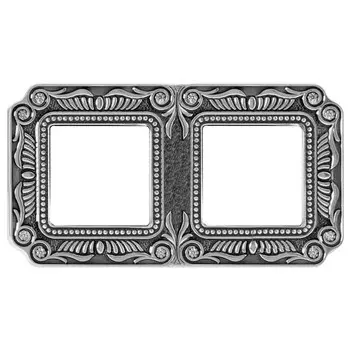 FD01362CB Рамка Firenze Bright chrome 2-постовая Fede