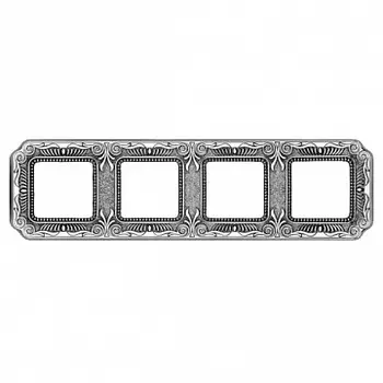 FD01364CB Рамка Firenze Bright chrome 4-постовая Fede