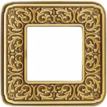 FD01371PB Рамка Emporio Патина 1-постовая Fede