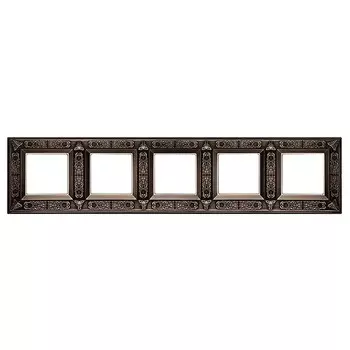FD01415CO Рамка Granada Copper 5-постовая Fede