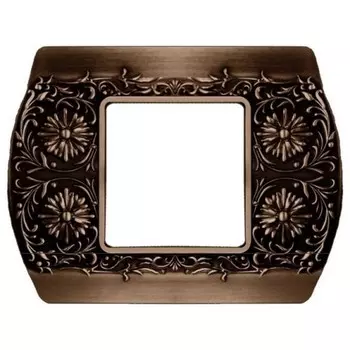 FD01421AS Рамка Sanremo Антикварное серебро 1-постовая Fede