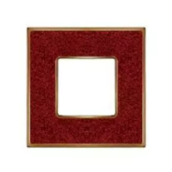 FD01461PROB Рамка Belle Epoque Corinto Красный / Золото 1-постовая Fede