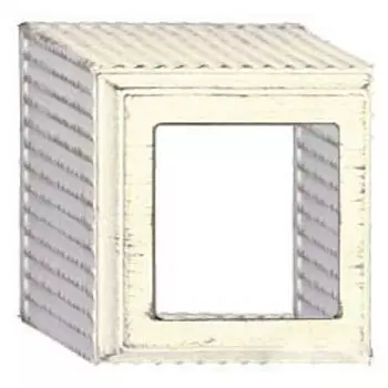 FD01501BD Рамка для накладного монтажа Roma Белый 1-постовая Fede