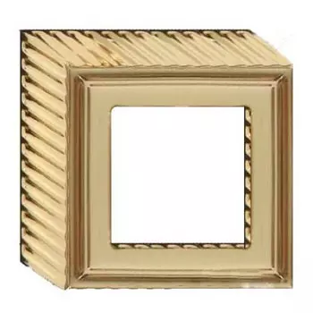 FD01501OB Рамка для накладного монтажа Roma Золото 1-постовая Fede