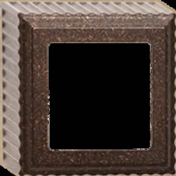 FD01501RC Рамка для накладного монтажа Roma Медь 1-постовая Fede