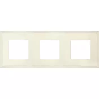 FD01603BE Рамка New Marco Бежевый 3-постовая Fede
