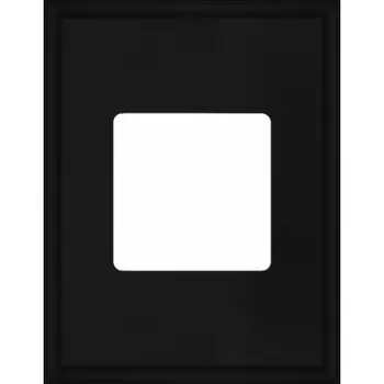 FD01611BK Рамка New Marco Черный 1-постовая Fede