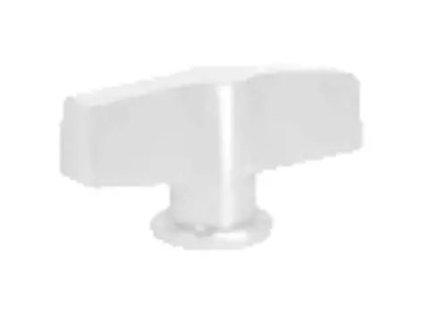 FD02312WH Поворотная ручка типа "модерн" , цвет white FEDE