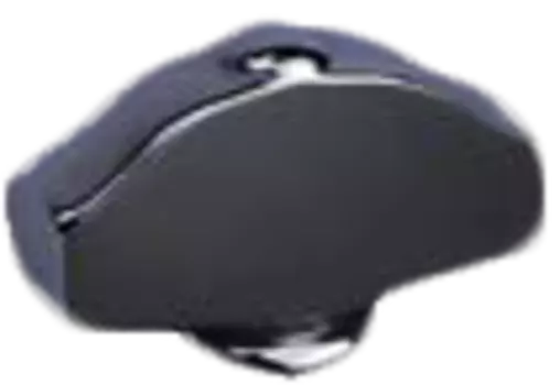 FD02314GR Поворотный выключатель "Овал фигурный", цвет Graphite FEDE