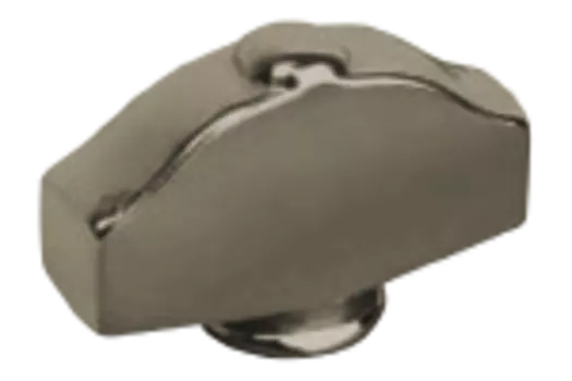 FD02314NS Поворотный выключатель "Овал фигурный", цвет Nickel Satin FEDE