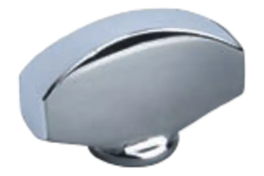 FD02315CB Поворотный выключатель "Овал", цвет Bright Chrome FEDE