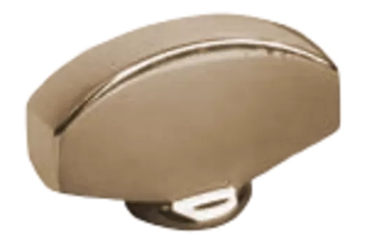 FD02315PB Поворотный выключатель "Овал", цвет Bright Patina FEDE