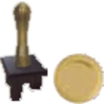 FD02316OB-M Ручка тумблерного типа, цвет bright gold + черный FEDE