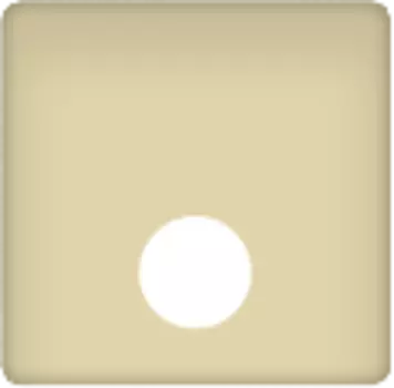 FD0321-A Накладка ТВ розетки одинарной, цвет Бежевый FEDE