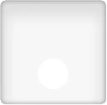 FD0321 Накладка ТВ розетки одинарной, цвет Белый FEDE