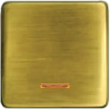 FD04312PB Клавиша для одноклавишных выключателей с подсветкой, цвет Bright Patina FEDE