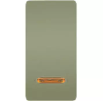 FD04313GO Клавиша узкая с подсветкой, цвет green olive FEDE